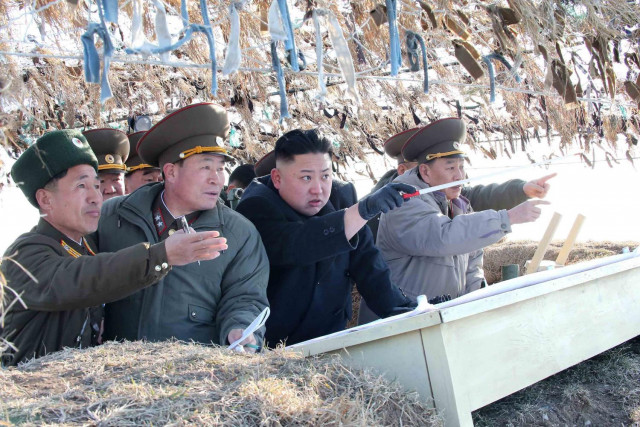 Top DPRK leader guides strike drill of defense units, says KCNA