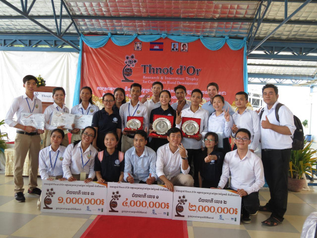 A team from the Cambodian Technological Institute wins the 2019 Thnot d’Or competition 