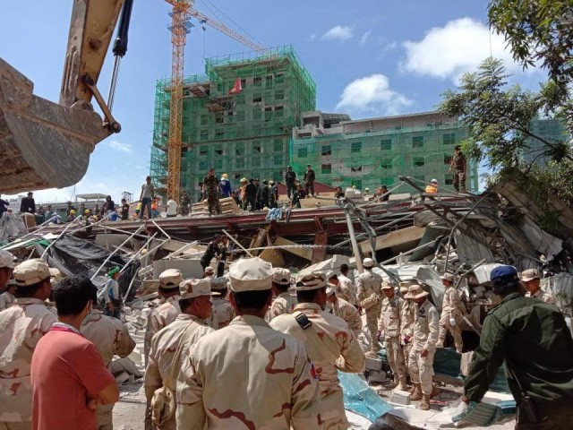 Death toll in Cambodia building collapse rises to 7