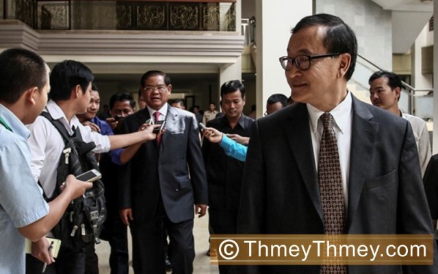 Sar Kheng says lawsuit against Sam Rainsy is his first