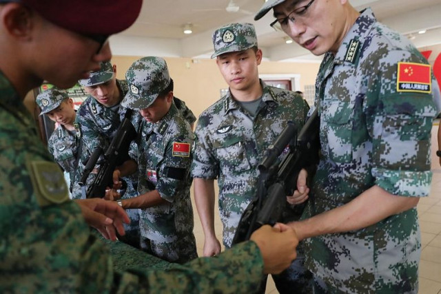 China, Singapore conduct joint exercise on urban counter-terrorism