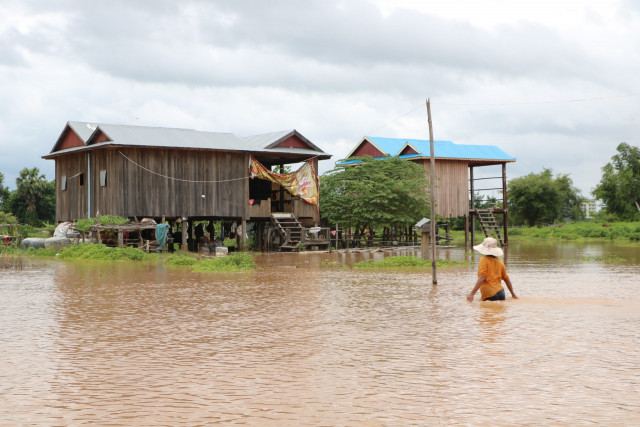 Flood warning remains for Stung Treng but lifted for Kratie, Kg Cham
