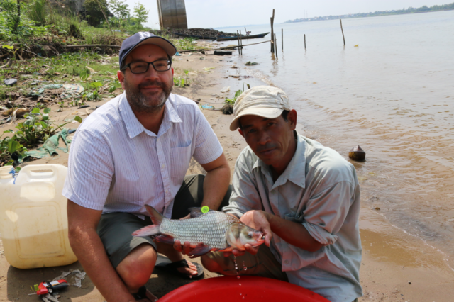 Rearing of endangered fish Larvae in Cambodia