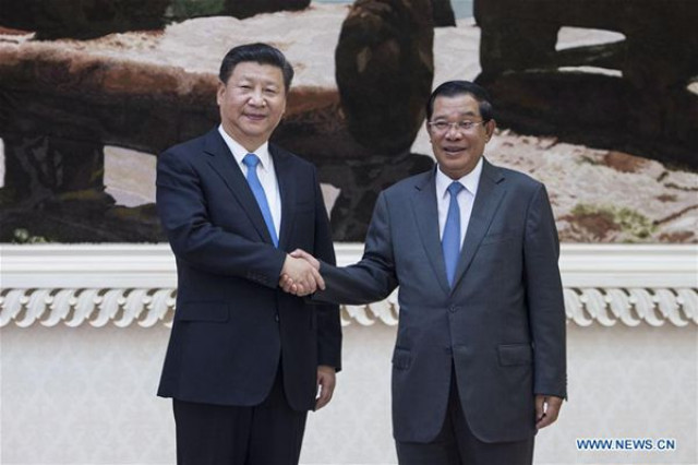 Interview: Cambodia hopes China, U.S. could find solution to trade friction, PM says