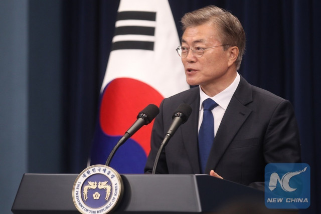 S.Korean president's approval rating hits lowest since taking office