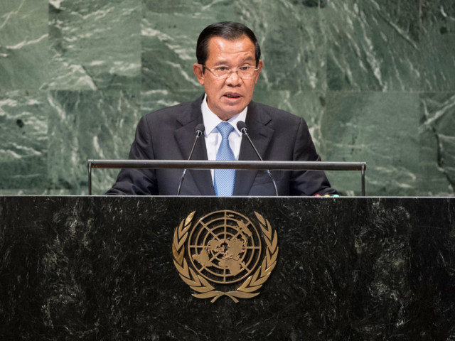 Hun Sen says some countries threatening fragile peace 