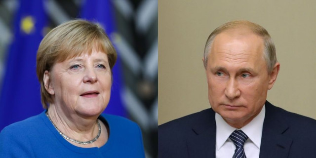 Putin, Merkel discuss Syria, Ukraine gas transit on phone