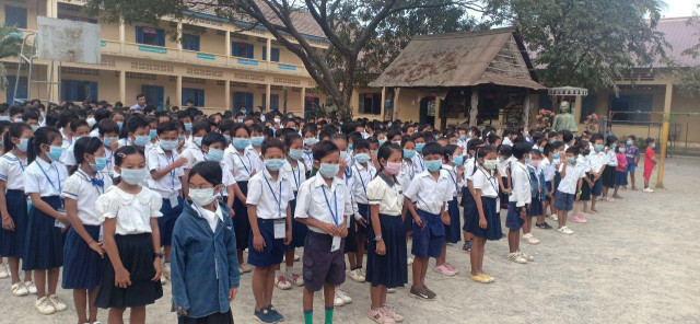 Some Schools Take Action in View of the Wuhan Virus in Cambodia