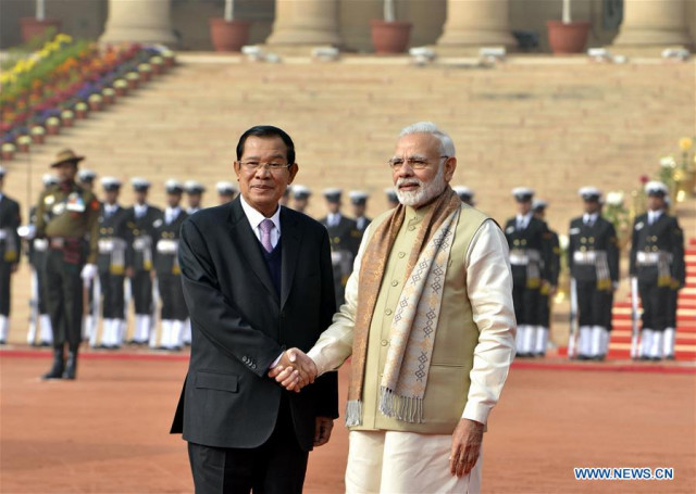 Cambodia and India’s Prime Ministers Discuss Bilateral and Regional Issues  