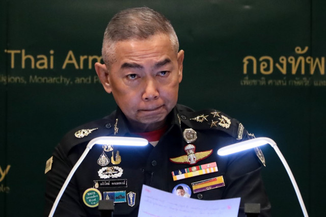 Thai army chief says 'hatred of nation' bigger threat than virus