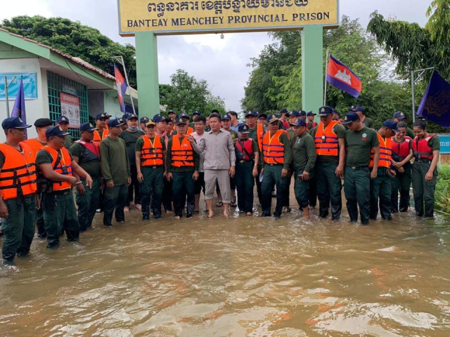 Prisoners in Banteay Meanchey Evacuated due to Flooding