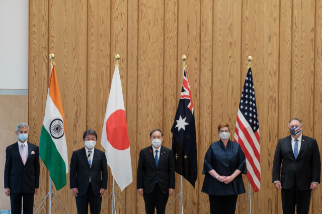 Eyeing China, Australia joins 'quad' drill with US, Japan, India