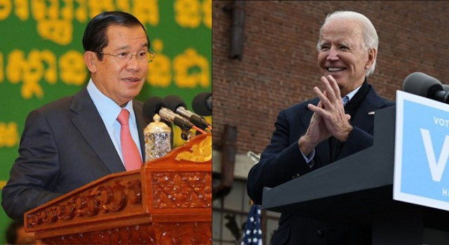 Hun Sen Congratulates U.S. President-Elect Joe Biden on Winning the U.S. Elections