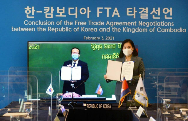 Cambodia and South Korea Complete Negotiations on a Free Trade Agreement