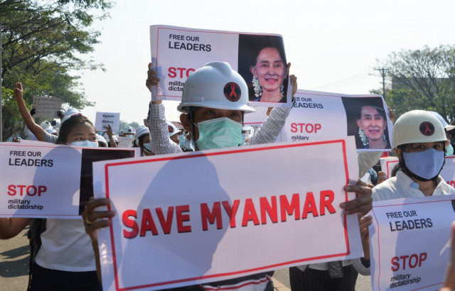 Myanmar gunshot victim fights for life amid online hunt for shooter