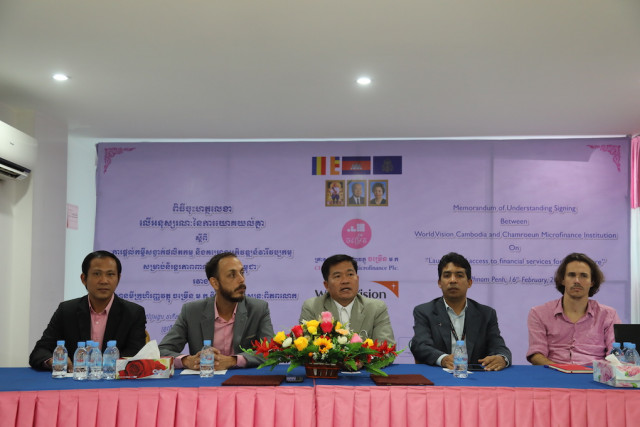 Chamroeun MFI Inks MoU with World Vision Cambodia to Provide Financial Access in Aquaculture Sector