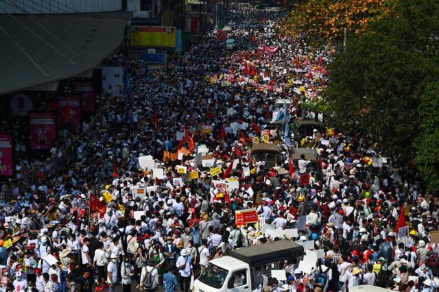 Myanmar junta warns protesters could die, but more rallies