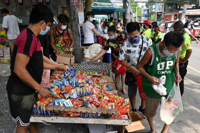 Food pantries spread in Philippines as virus restrictions bite