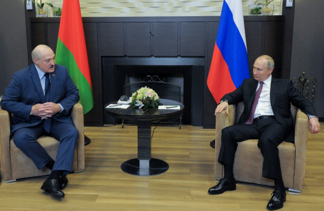 Putin hosts Lukashenko amid Western outcry over plane