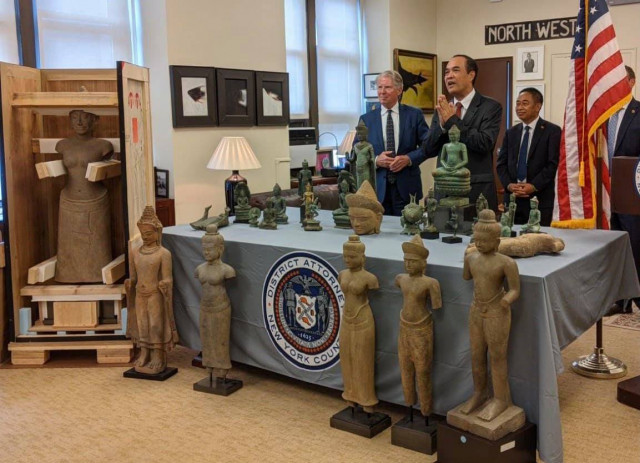 Cambodian Trafficked Antiquities Return Home