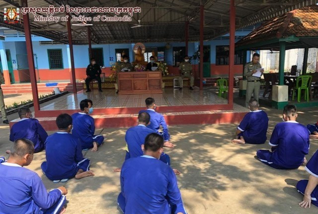 Over 70 Percent of Inmates in Cambodia Are Vaccinated for COVID-19, the Authorities Say