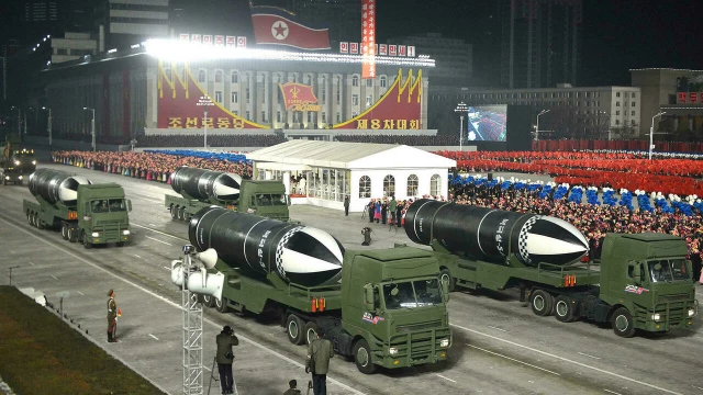 North Korea holds anniversary parade