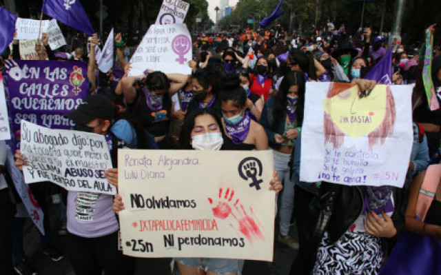 Thousands join global outcry over violence against women