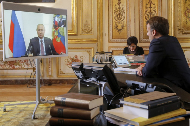 Putin, Macron agree on need for 'de-escalation' in Ukraine: Elysee