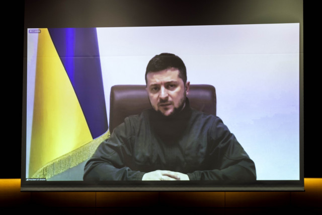 Zelensky calls for worldwide protests against Russia's war