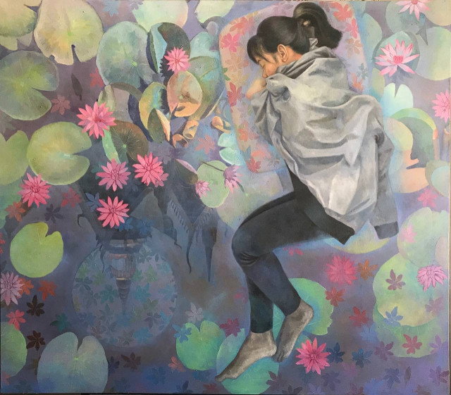 Cambodian Artist Thun Dina Mixes Images of Country and City Life in his Exhibition “Chrysalis”