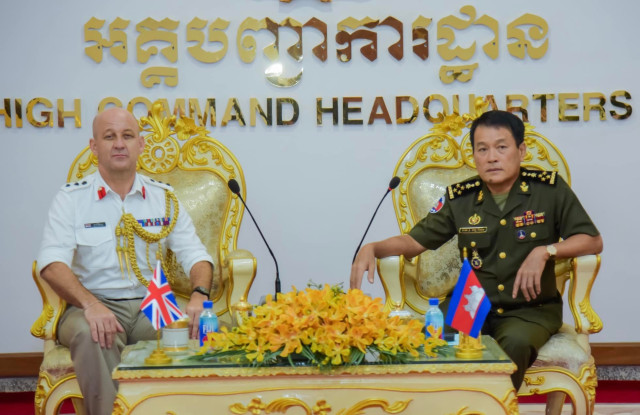 UK-Cambodia Seek Improved Defense Cooperation