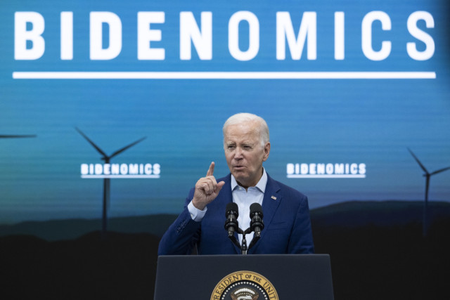 Biden Targets China as He Touts Manufacturing Revival at Home