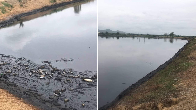 A Company Is Fined for Dumping Liquid Waste in the Sangke River in Battambang Province