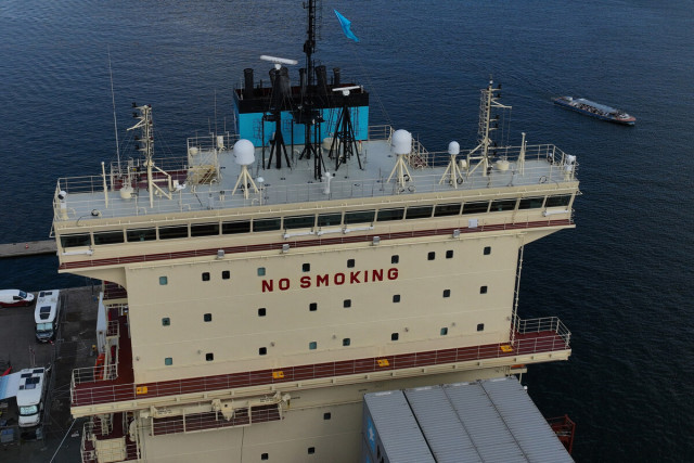 Maersk unveils world's first bio-methanol container ship