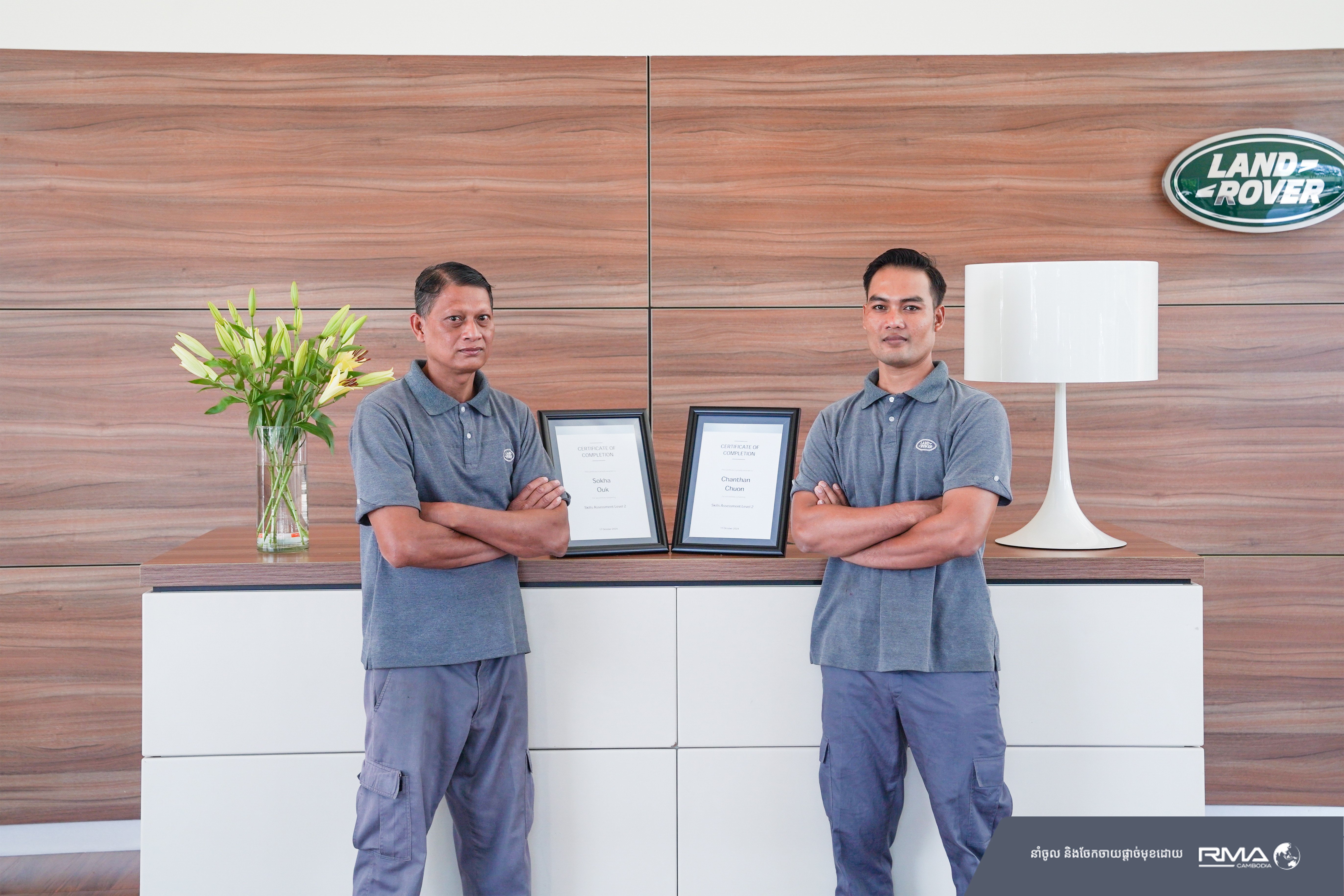 Cambodian Technicians Achieve Elite Jaguar Land Rover Accreditation