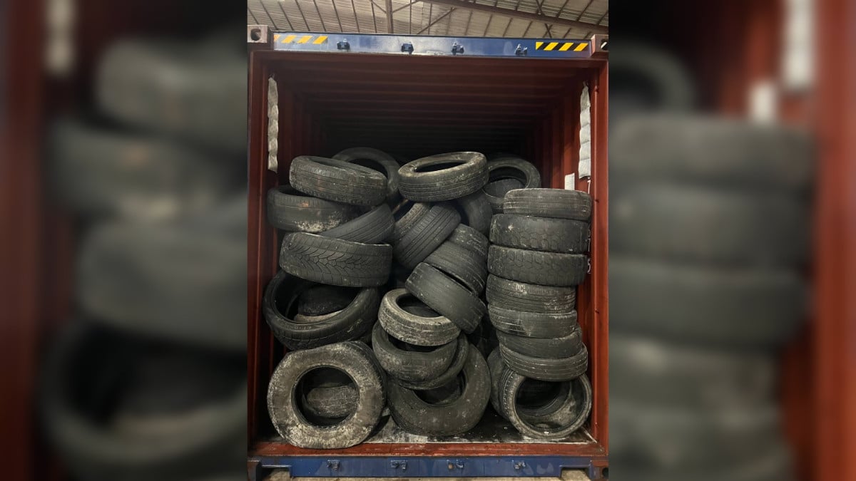 Illegal Waste Tire Imports Sent Back